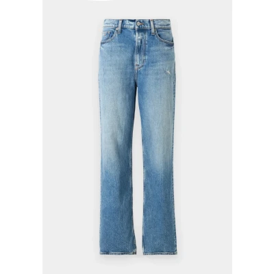 Image of Tommy Jeans Layla Straight leg jeans, Women&#039;s, Size: 24x28, Denim medium