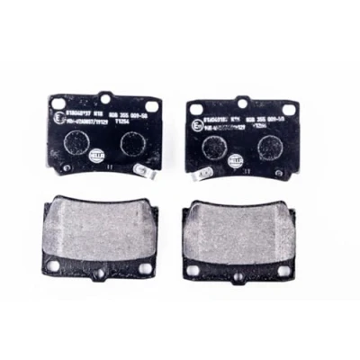 Image of brake Pad Set, disc HELLA 8DB 355 009 501