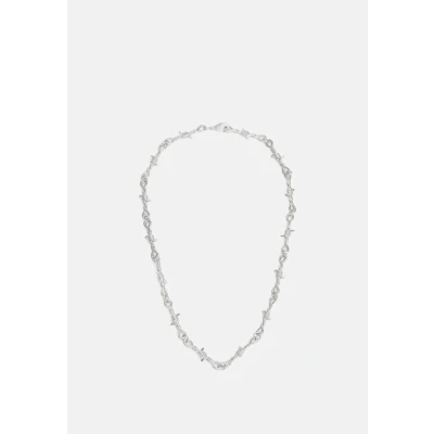 Image of Urban Classics Barbed WIRE Necklace silvercoloured, Size: One Size, Silver coloured