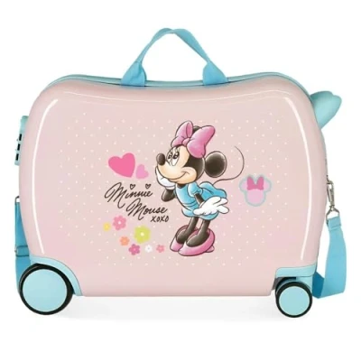 Image of Joumma Disney Minnie Imagine Children&#039;s Suitcase Pink 50 x 38 20 cm Hard ABS Combination Lock Side 38L 1.8 kg 2 Wheels Hand Luggage, Pink, Suitcase,