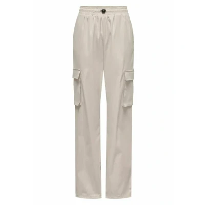 Image of ONLY Women&#039;s Onlcashi Cargo Pant WVN Noos Trousers, Chateau Gray, S