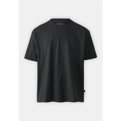 Image of Guess Jeans LOGO TEE Print Tshirt, Men&#039;s, Size: Small, Jet black