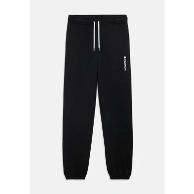 Image of Champion Graphic Pants Unisex Tracksuit bottoms for kids, Size: 3/4y, Black