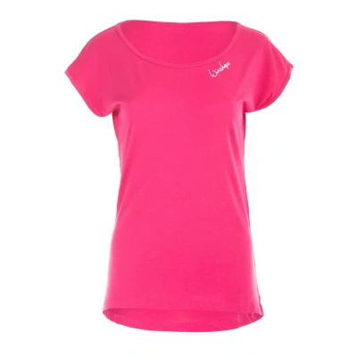 Image of Winshape Kurzarmshirt Basic Tshirt, Women&#039;s, Size: XS, Deep pink
