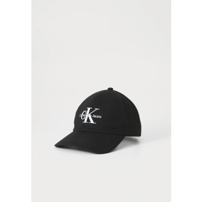 Image of Calvin Klein Monologo Embroidery Baseball Cap, Size: One Size, Black
