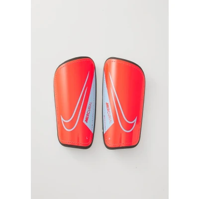 Image of Nike Performance Mercurial Hardshell Unisex Shin pads, Size: XS, Bright crimson/royal tint