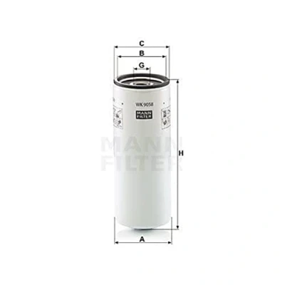 Image of Fuel FILTER MANN WK 9058