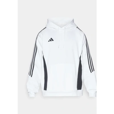 Image of adidas Performance TIRO Hoodie Hoodie, Men&#039;s, Size: Small, White/black