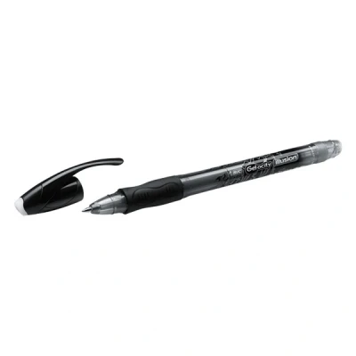 Image of BIC 943441 0.7 mm Gel Ocity Illusion Pen Black (Pack of 12)