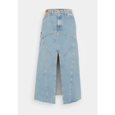 Image of Replay Skirt Denim skirt, Women&#039;s, Size: 29, Medium blue