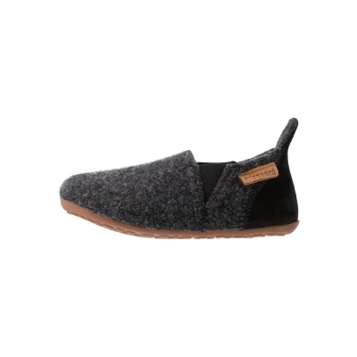 Image of Bisgaard Sailor HOME SHOE Slippers for kids, Size: 10.5K, Anthrazit Leather and textile