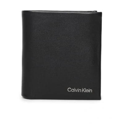 Image of Calvin Klein Men&#039;s Concise Trifold 6CC W/Coin K50K510593 Wallets, Black (Ck Black), OS, OS