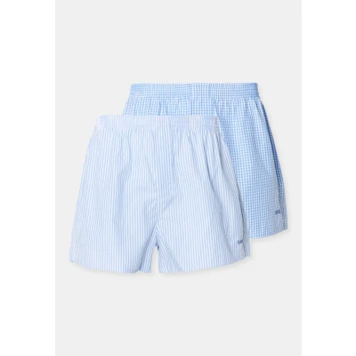 Image of BOSS 2 PACK Boxer shorts, Men&#039;s, Size: Small, Open blue