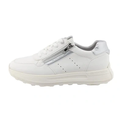 Image of TOM TAILOR Women&#039;s 9590100001 Trainers, White, 3 UK