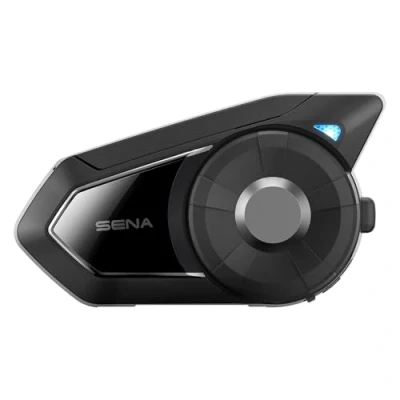 Image of Sena 30K 03D Motorcycle Bluetooth Headset/Mesh Communication System with HD Speakers, Dual Pack, Black