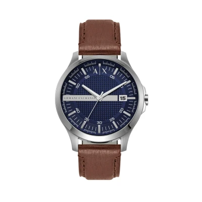 Image of Armani Exchange Watch, Men&#039;s, Size: One Size, Dunkelbraun
