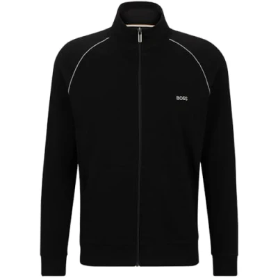 Image of BOSS MIX Match Jacket Pyjama top, Men&#039;s, Size: 4XL, Black