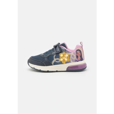 Image of Geox Girl&#039;s J Spaceclub Sneaker, Navy Lavender, 1 UK