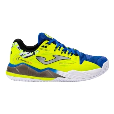 Image of Joma SPIN Padel shoes, Men&#039;s, Size: 44, Yellow/blue shoes