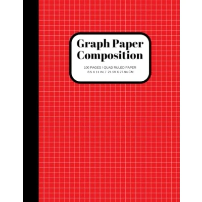 Image of Graph Paper Composition Notebook: Grid Notebook, Quad Ruled, 100 Sheets (Large, 8.5 x 11) (Graph Notebooks)