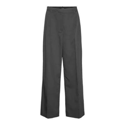 Image of Vero Moda Vmnila Loose DAD Trousers, Women&#039;s, Size: 10x32, Grey