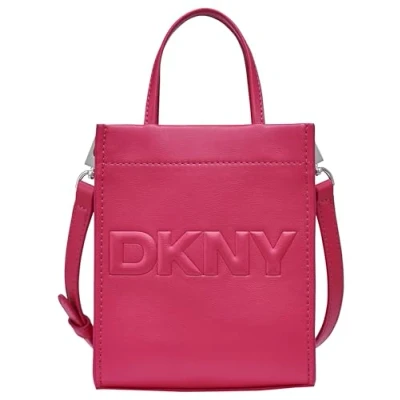 Image of DKNY Carter MINI TOTE Crossbody Handbag, Women&#039;s, Size: One Size, Berry