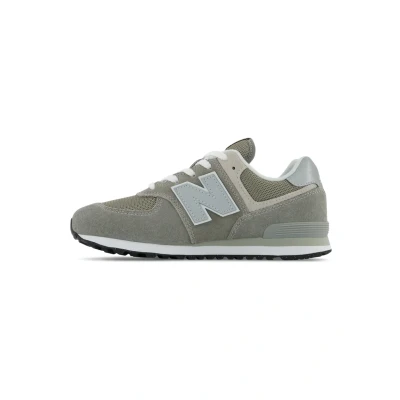 Image of New Balance 574 Unisex Trainers for kids, Size: 3, Grey white shoes