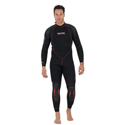 Image of SEAC Alfa 5.0, 5 mm men&#039;s diving suit for scuba diving, Black, L
