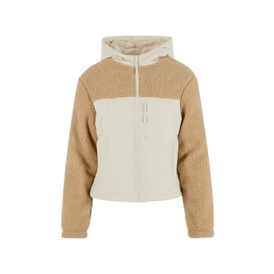 Image of Urban Classics Crinkle Winter jacket, Women&#039;s, Size: 5XL, Unionbeige whitesand