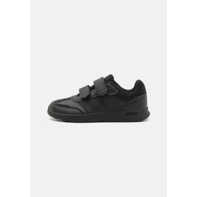 Image of adidas Performance Tensaur Switch Unisex Road running shoes for kids, Size: 13.5K, Core black Imitation leather/ textile