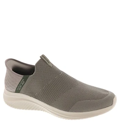 Image of Skechers Sport Ultra FLEX 3.0 Slipons, Men&#039;s, Size: 8.5, Taupe/olive Textile