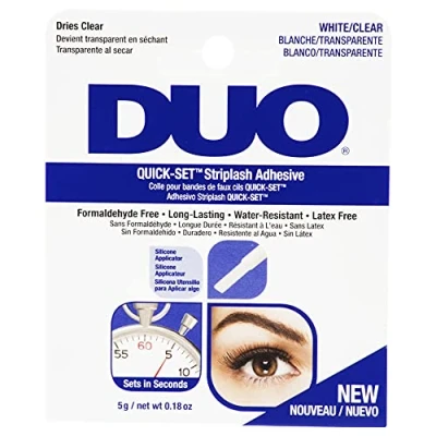 Image of DUO Quick Set Striplash Adhesive Clear 5g