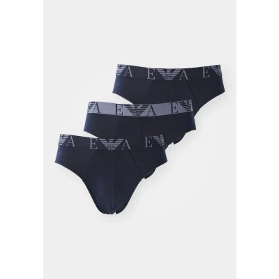 Image of Emporio Armani Parte Bassa Brief 3 PACK Briefs, Men&#039;s, Size: XXL, Blue