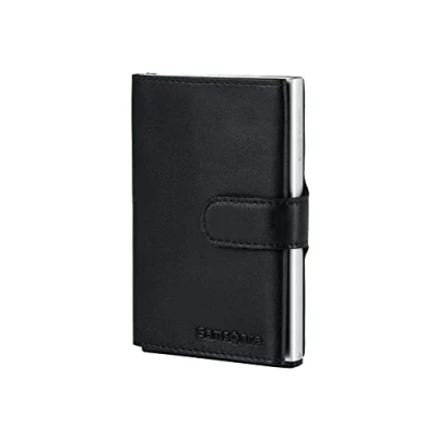 Image of Samsonite Alu Fit SLG Geldbörse, 10.2 cm, Schwarz (Black)