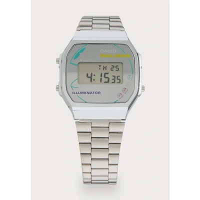 Image of Casio A168WEPC7A Unisex Digital watch silvercoloured, Size: One Size, Silver coloured