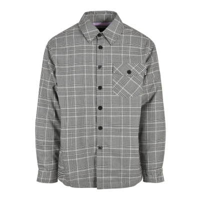 Image of Cayler &amp; Sons Herren Plaid OUT Quilted Summer jacket, Men&#039;s, Size: Large, Black/white