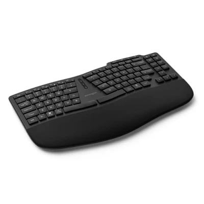 Image of Kensington Pro Fit Ergo KB675 EQ, QWERTY, 2.4GHz Bluetooth, Wireless, Rechargeable TKL Keyboard, Compatible with Windows and macOS, Composed of 43% Post Consumer Recycled Content (K75491UK)