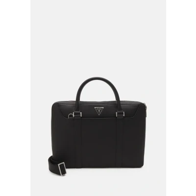 Image of Guess DOC CASE Unisex Briefcase, Size: One Size, Black