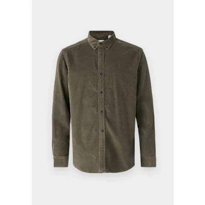 Image of Only &amp; Sons Onsmichael Stretch Shirt, Men&#039;s, Size: Small, Castor gray