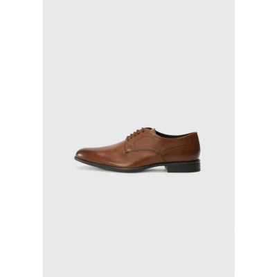 Image of Geox Iacopo Laceups, Men&#039;s, Size: 11, Cognac shoes