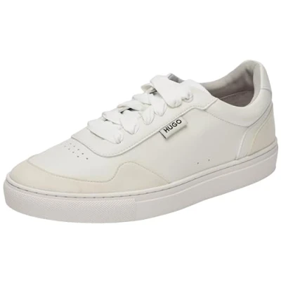 Image of HUGO Morrie Trainers, Women&#039;s, Size: 7, White Imitation leather/ textile