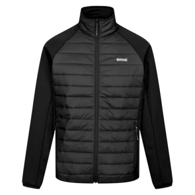 Image of Regatta Men&#039;s Mens Clumber Iv Hybrid Lightweight Softshell Jacket Coat Padded