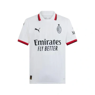 Image of Puma AC Milan AWAY Replica Club wear, Men&#039;s, Size: Small, White/light grey
