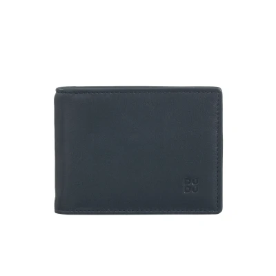 Image of DUDU CON CLIP Fermasoldi Piccolo Sottile Protezione RFID Wallet, Men&#039;s, Size: One Size, Navy