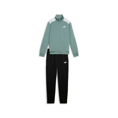 Image of Puma POLY OP SET Tracksuit, Women&#039;s, Size: Large, Green moon