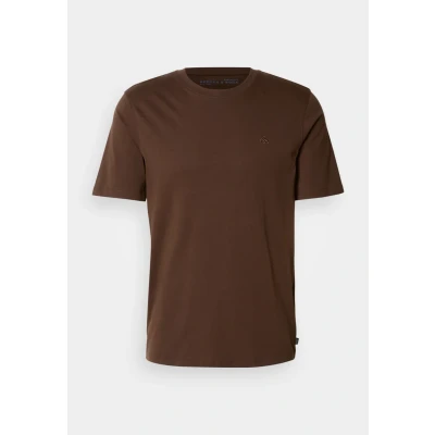 Image of Scotch &amp; Soda Men&#039;s Seasonal Core Regular fit Logo T Shirt, Demitasse 201, M