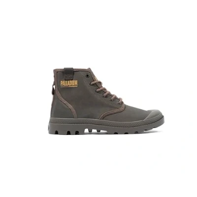 Image of Palladium Pampa HI Unisex Laceup ankle boots, Size: 7, Major brown Synthetics/textile