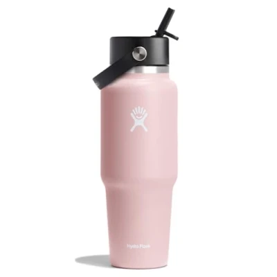 Image of Hydro Flask 32oz / 946ml Wide Mouth Travel bottle + Flex Straw Cap Water