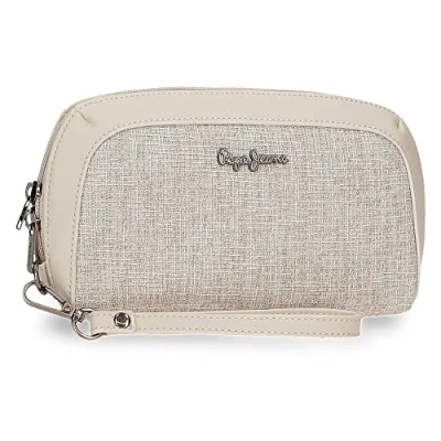 Image of Pepe Jeans Maddie Umhängetasche für Handy, Beige, Bolso de Mano, Handbag