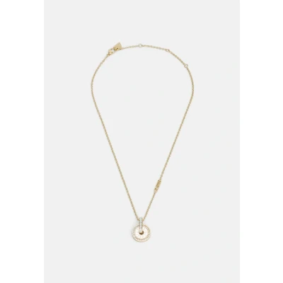 Image of GUESS JUBN04077JWYGT U Stainless Steel Love Pendant, Silver, No Gem, Gemstone, Gemstone